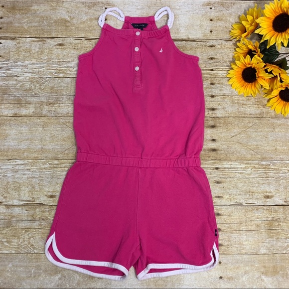 Nautica Other - Girls pink romper by Nautica is like new. Size 8